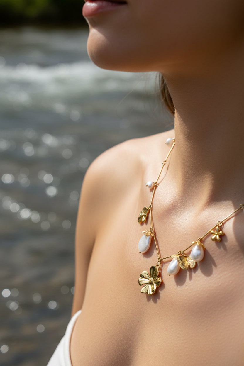 Collier court Printemps Audessia